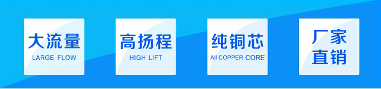 嘉能清水潛水泵與其他廠家對比，優(yōu)勢在于：大流量 高揚程 純銅芯